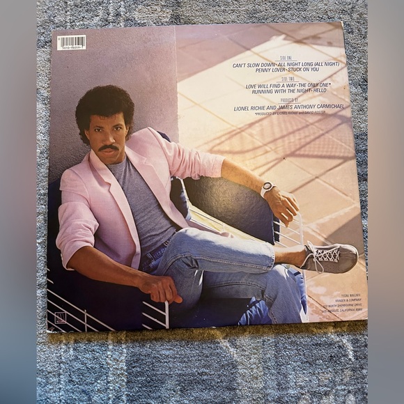 Lionel Richie Can’t Slow Down Vinyl Record Vintage 1983 EUC - Picture 2 of 6